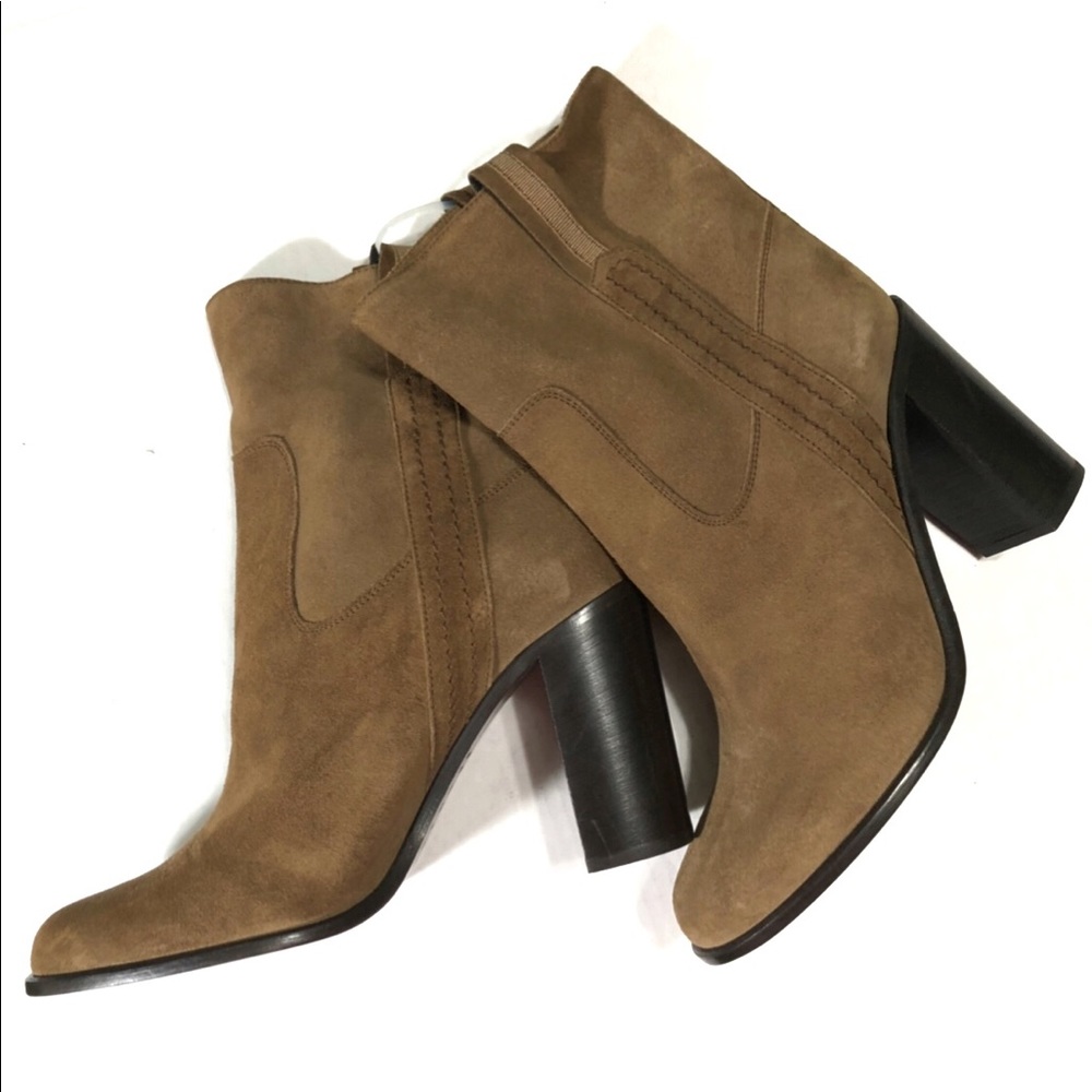 Kate Spade tan suede ankle boots size 10 1/2